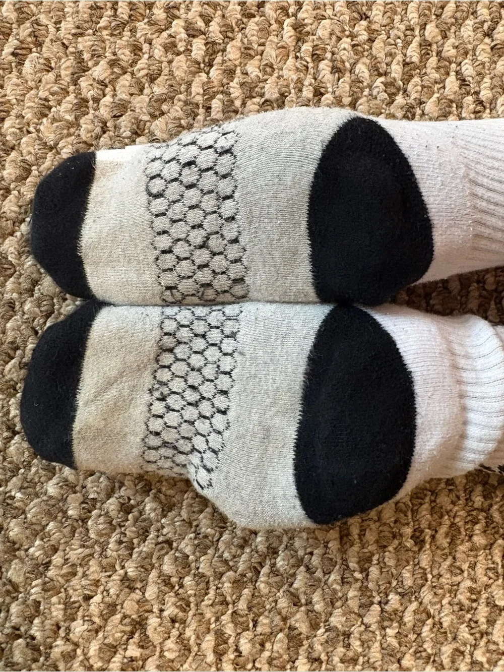 Performance Crew Socks - Black, Gray & White - Bombas - child size